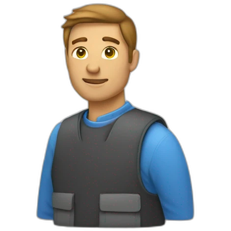 un homme sur les épaules d'un autre emoji