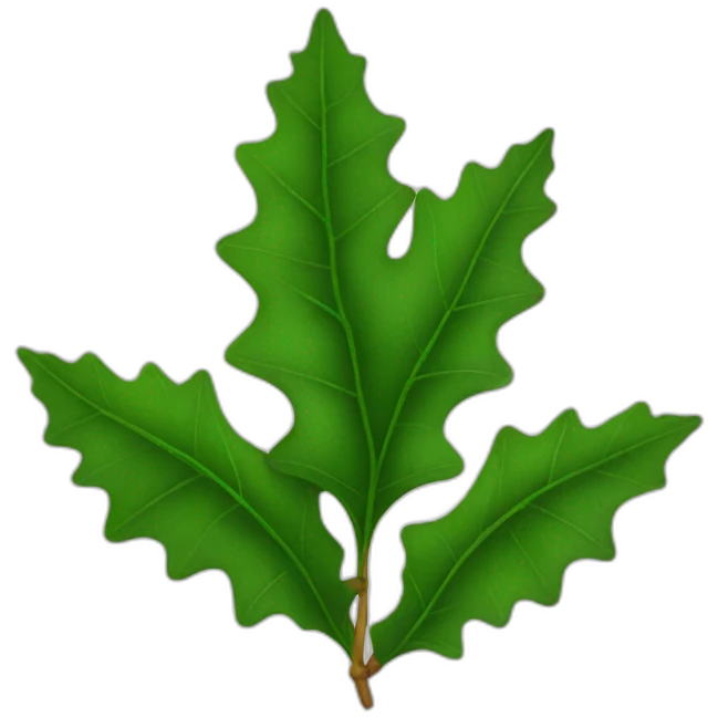 holly leaf  emoji