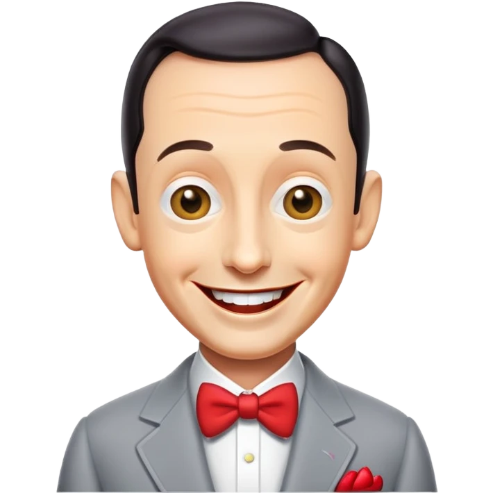 pee wee herman emoji