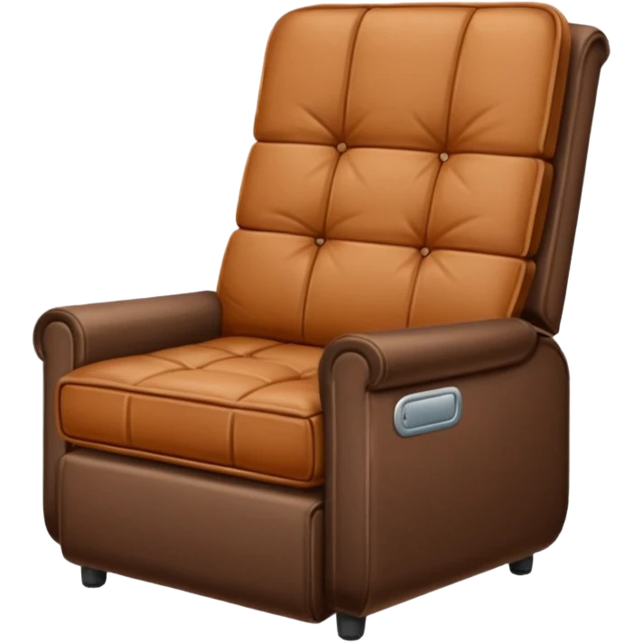 padded leather chair in a sports changing room emoji