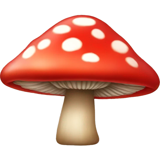 Red mushroom emoji