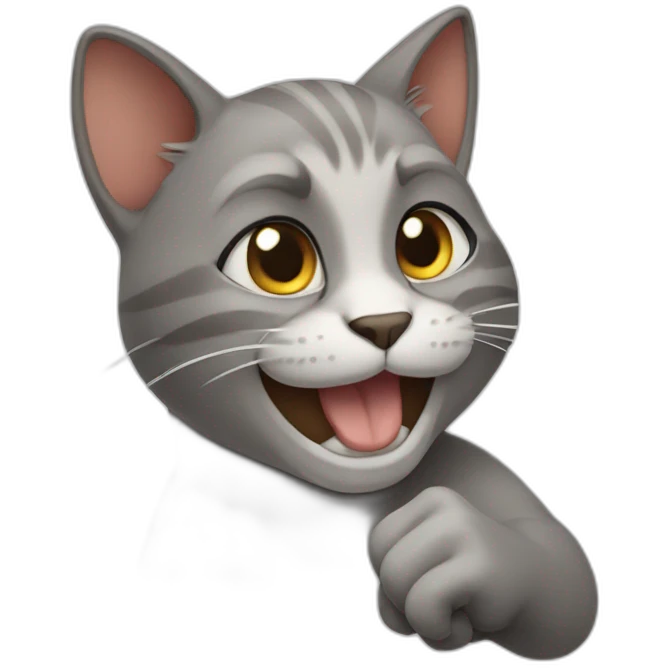 cat thump up emoji