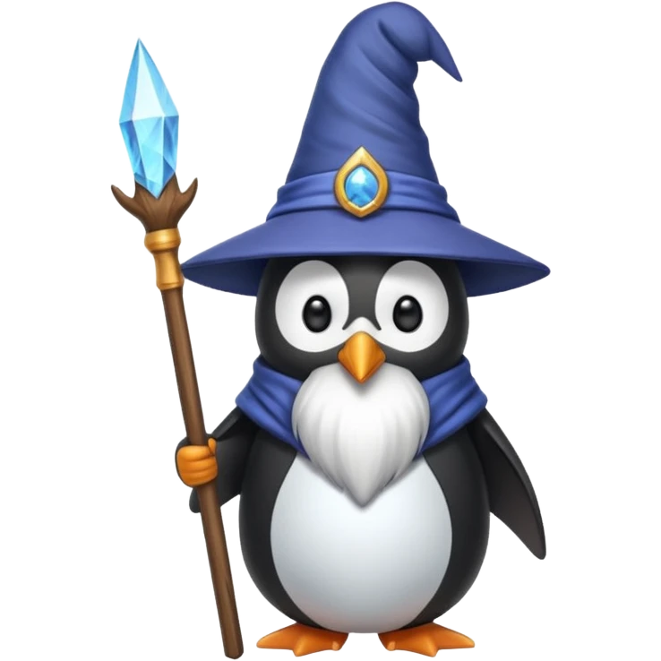 wizard penguin  emoji