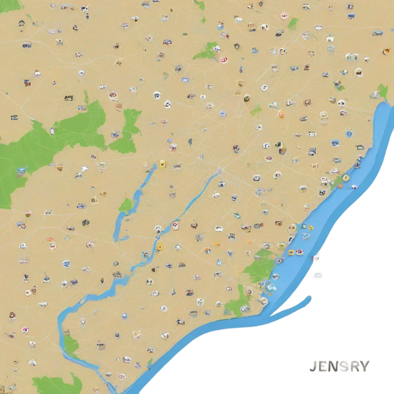 map of new jersey emoji