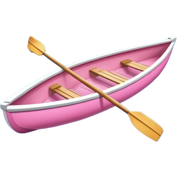 pink rowing boat emoji