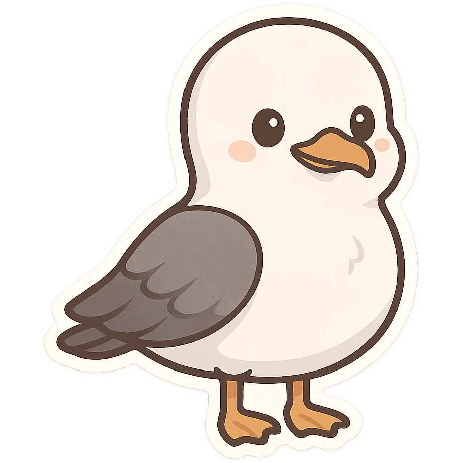 一只海鸥 emoji