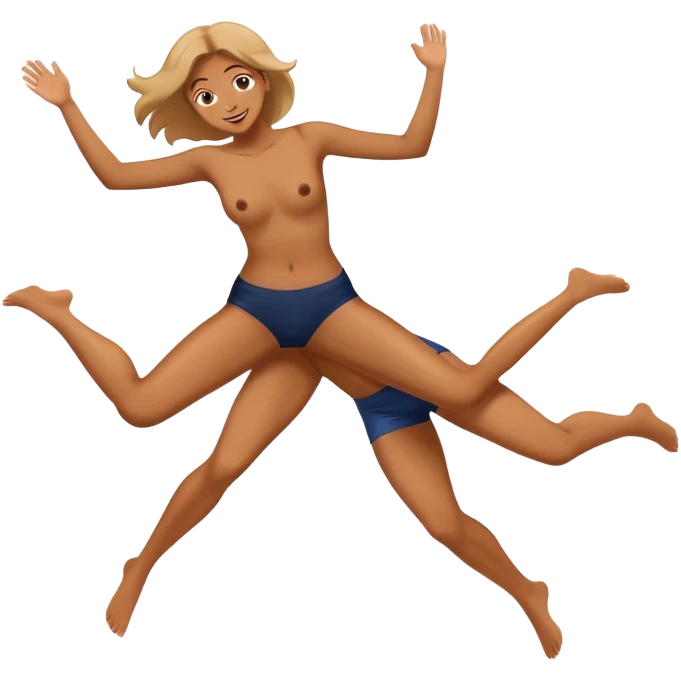 Women is jumping on man's dick  emoji