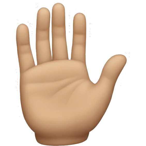 Give m hand emoji