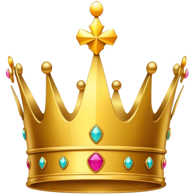 A  crown
 emoji