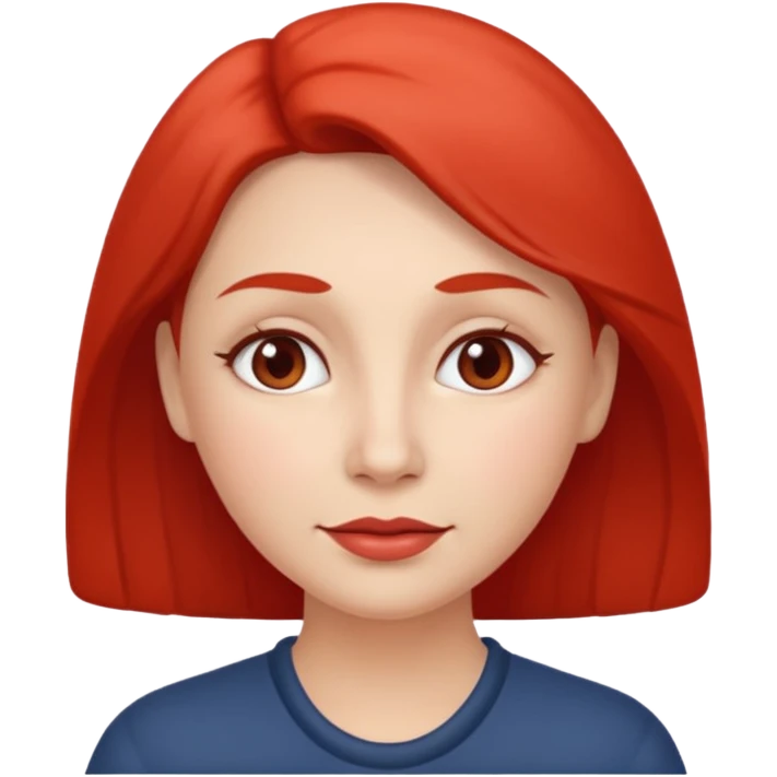 👩🏼‍🦳 but with red cheeks  emoji