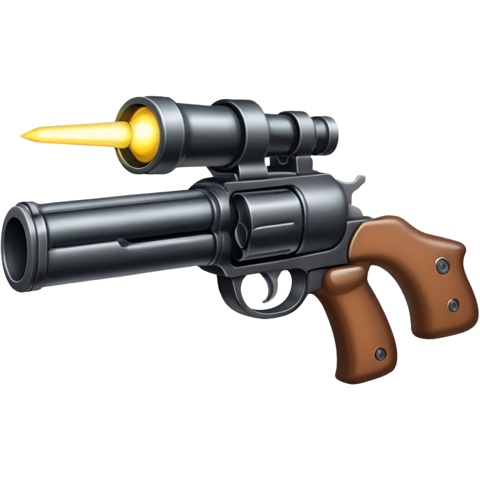 gun with light  emoji