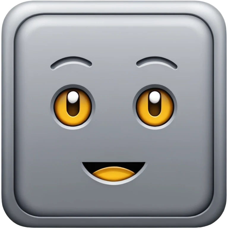 Pixeled style block emoji