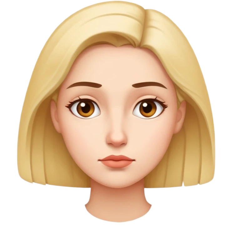 woman with thoughtful, thinking expression emoji