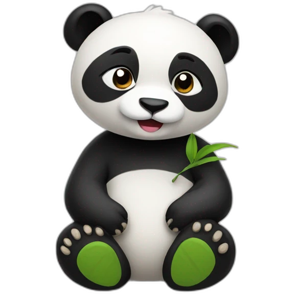 Mother panda bear emoji
