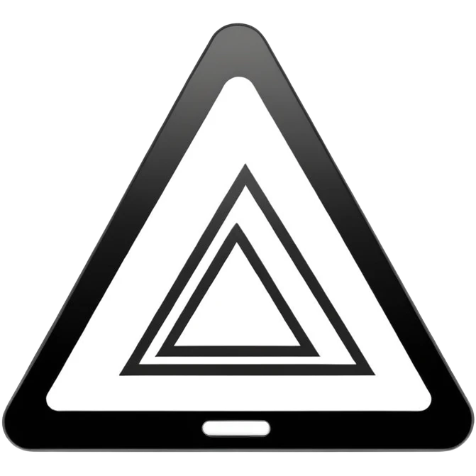 Minimalistic flat vector icon, iOS style, thin black contour on white background. Simple code window with a small play triangle in the corner, and a smartphone outline next to it. Clean, no text, no shadows emoji