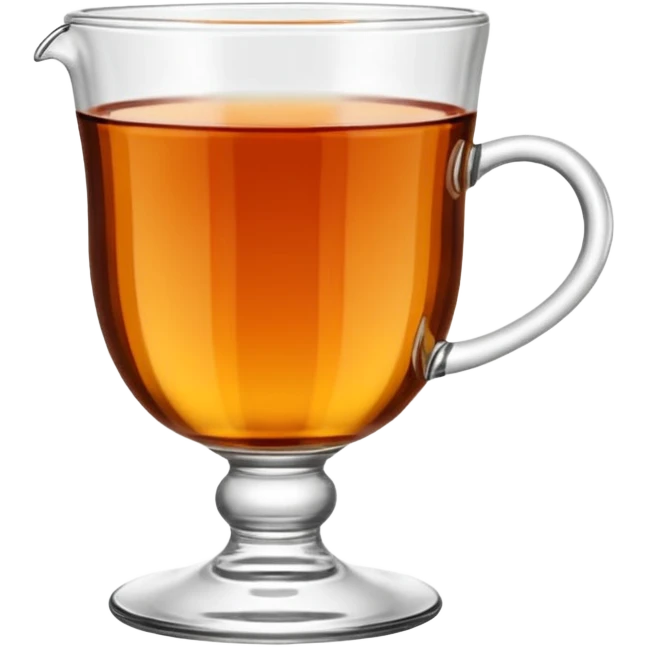 Turkish tea glass in “ince belli bardak” emoji
