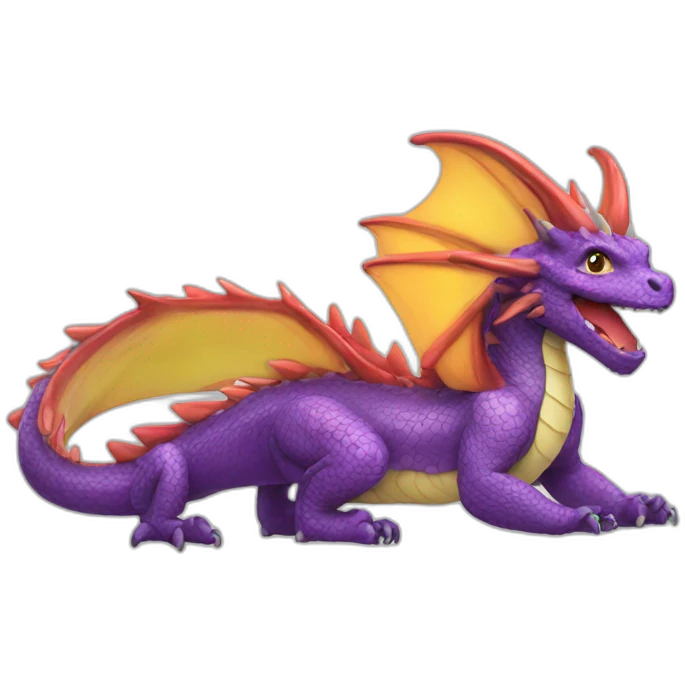 Fruit dragon emoji