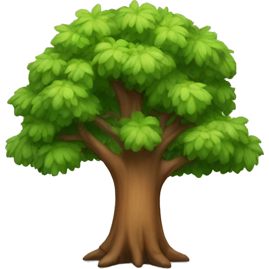 tree with app emoji