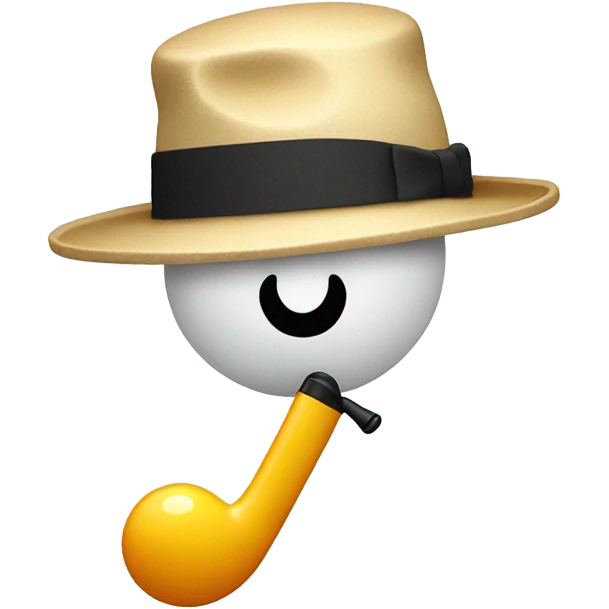 Otamatone with a hat emoji