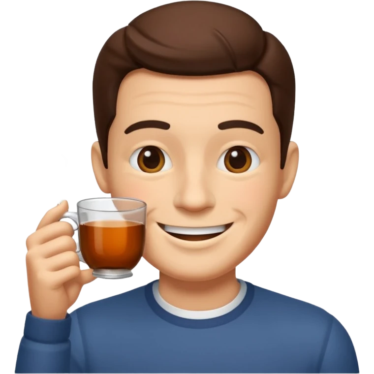 Çay içen Freddy emoji