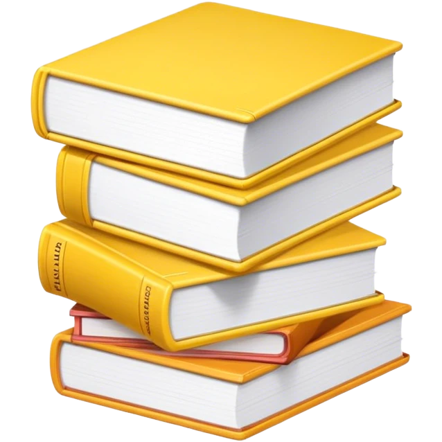Yellow books  emoji