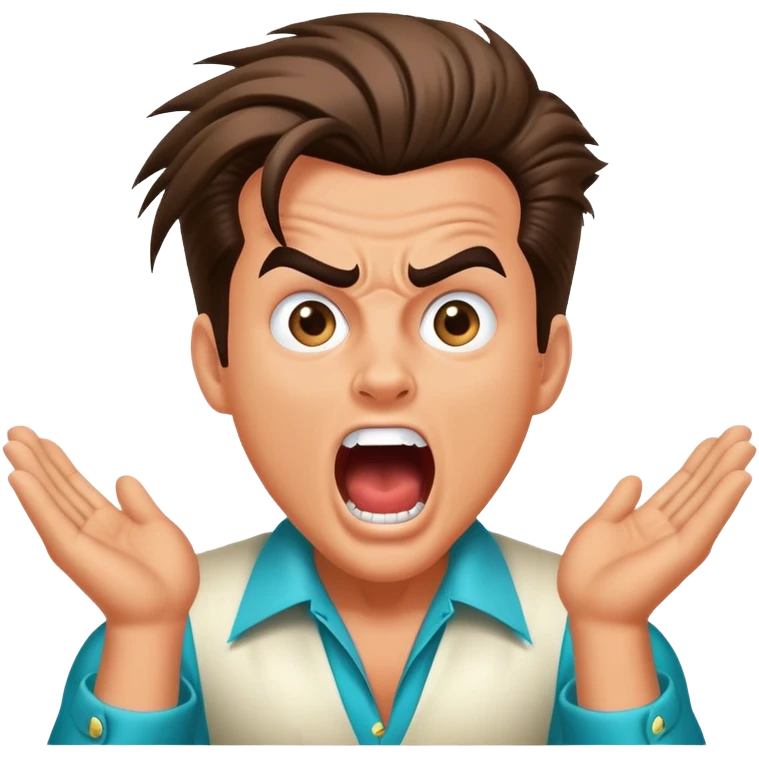 Ace ventura screaming FABIAN in a speech balloon emoji