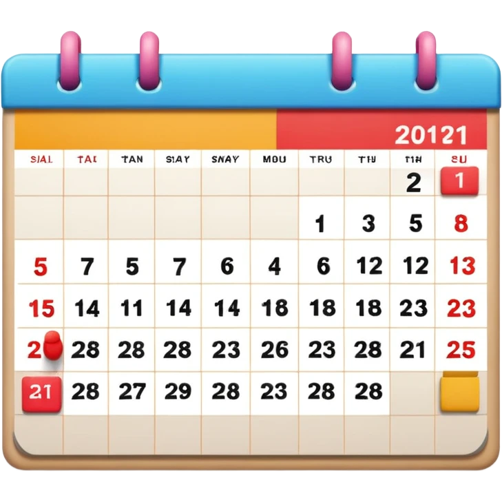 calendario emoji