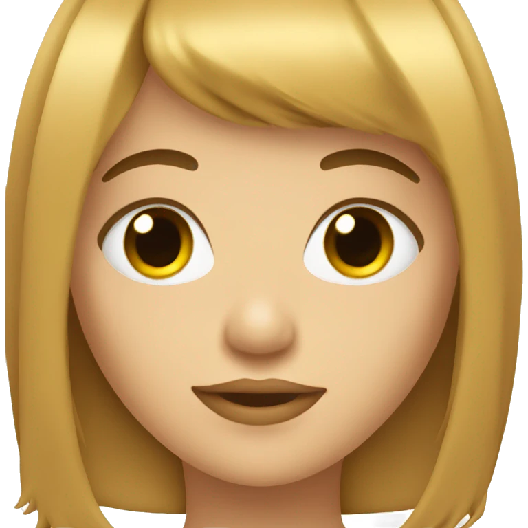 Long bangs pretty girl emoji
