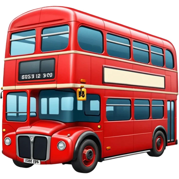 London red buss emoji