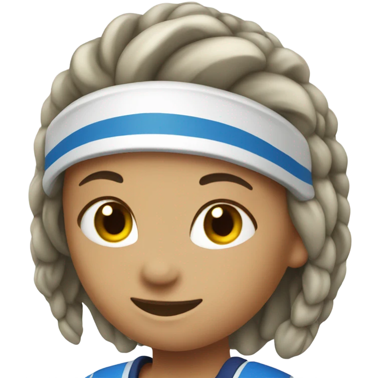 Field hockey player girl emoji