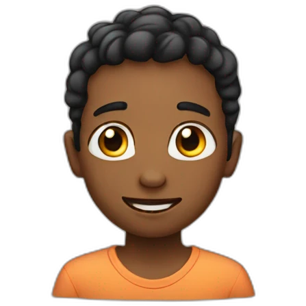 Boy saying love you  emoji
