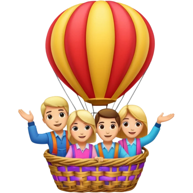 Passeio de balao emoji