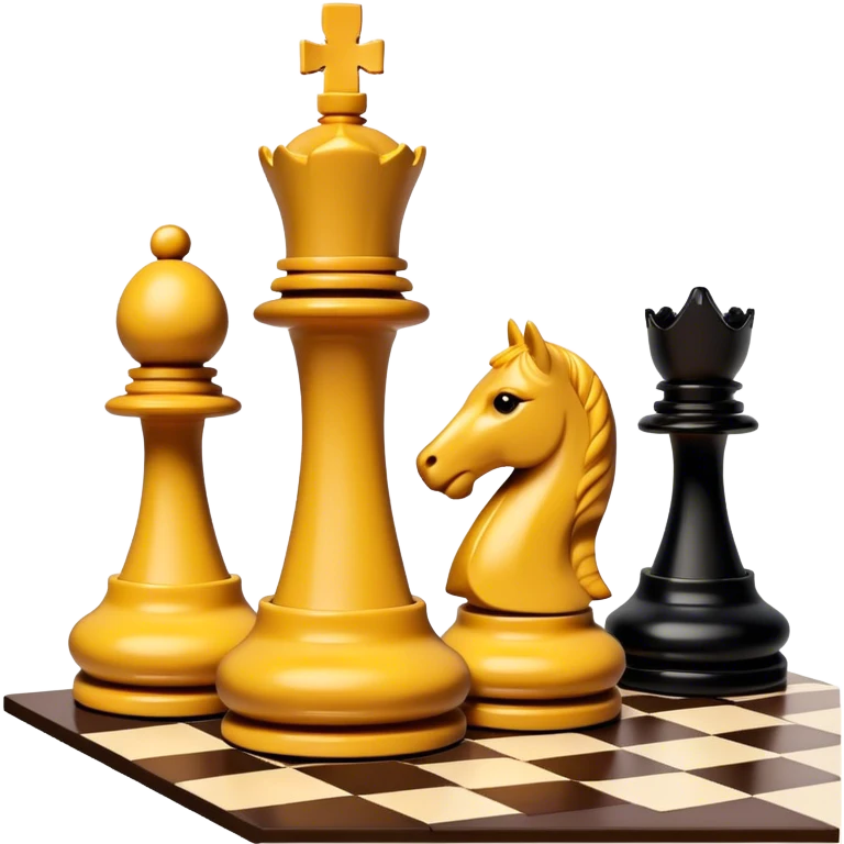 breaking dawn chess piece on chess square emoji