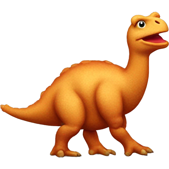 Chicken nugget dinosaur emoji