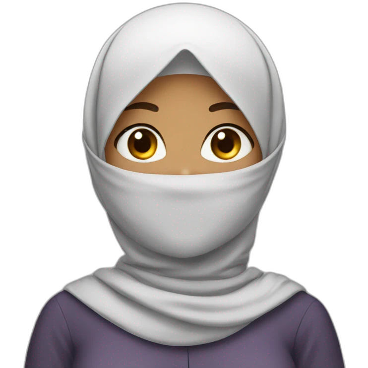 hijab girl  emoji