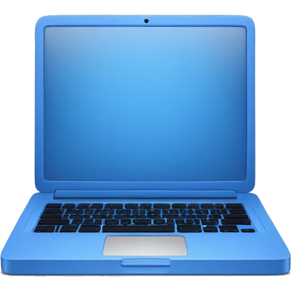 blue mac book emoji