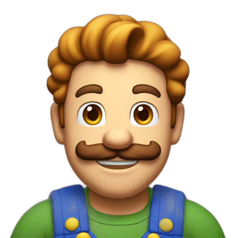 mario with no moustache emoji