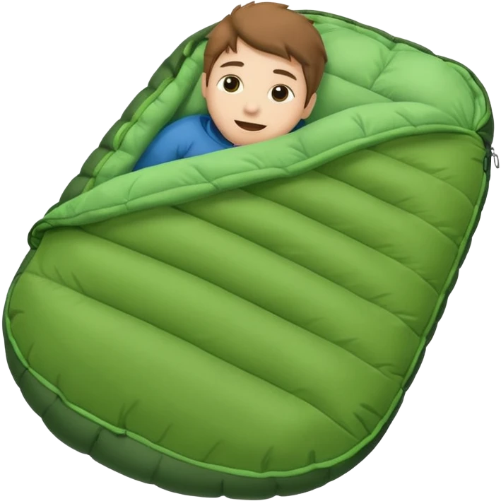 Camp Essentials, sleeping bag,negative:character. emoji