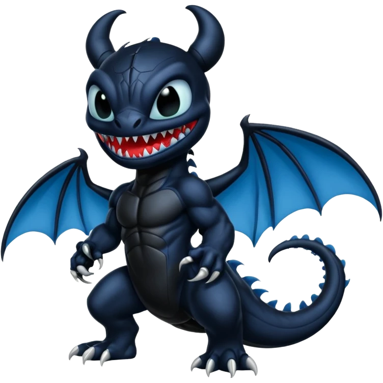 Venom-Toothless-Stitch-fusion, fu body emoji