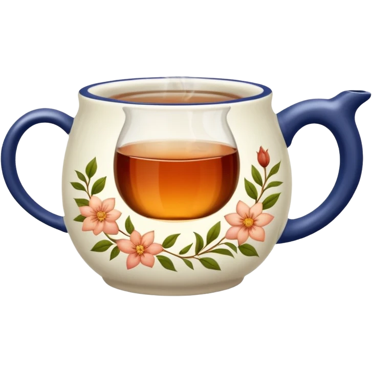Tea Mug with steaming tea inside emoji