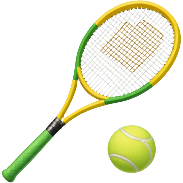 Racket and ball emoji