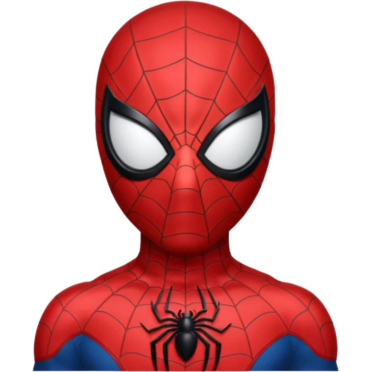 Black spider man emoji