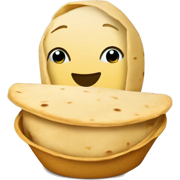 tortillas en un canasto  emoji