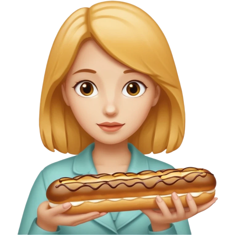Butterscotch éclair girl emoji
