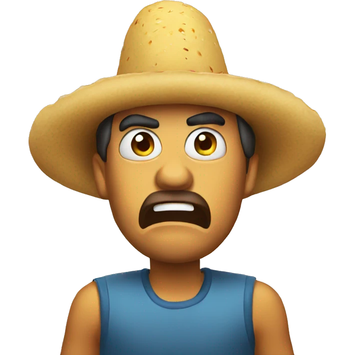 mad taco emoji