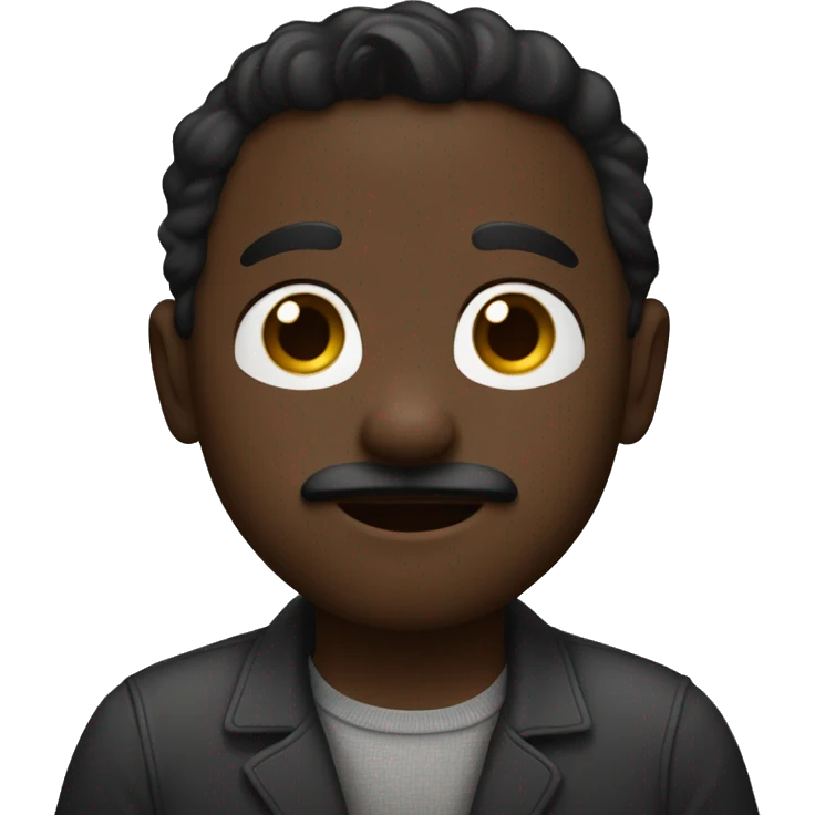 Make a small child hug a man that is a guy in his 30s with a dark skin  and a brown hair and mustache connecting  emoji
