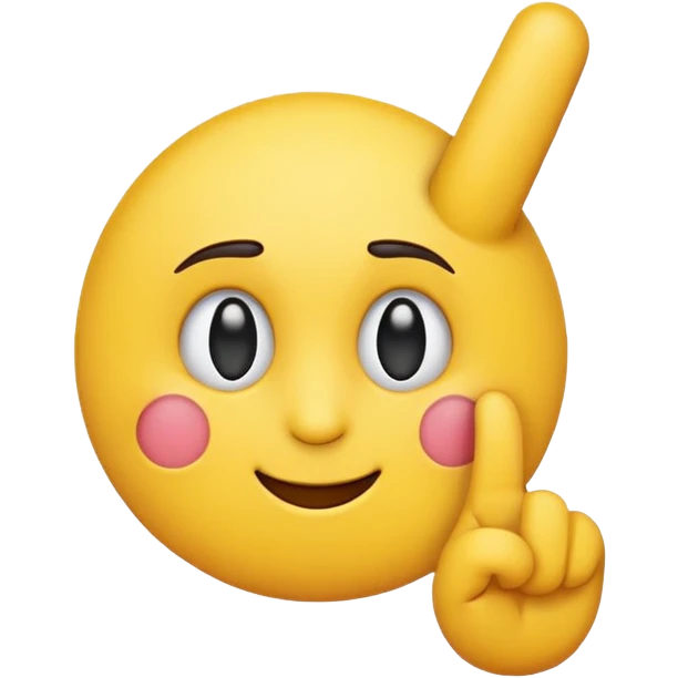 Normal yellow round emoji doing a side eye and doing the middle finger  emoji