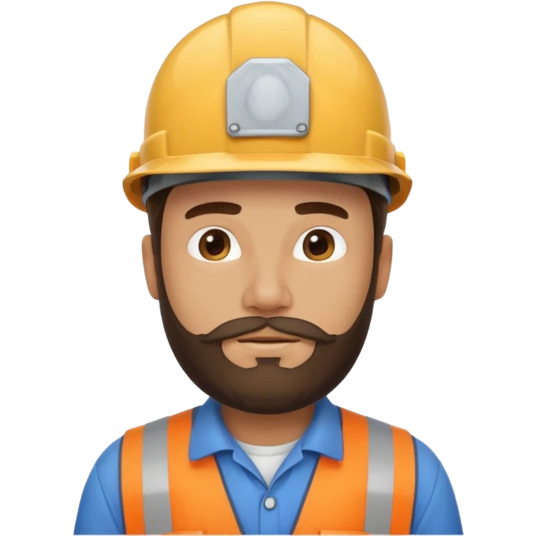 factory worker man with beard emoji