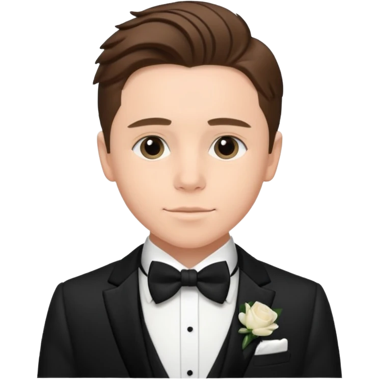 brooklyn beckham at wedding emoji
