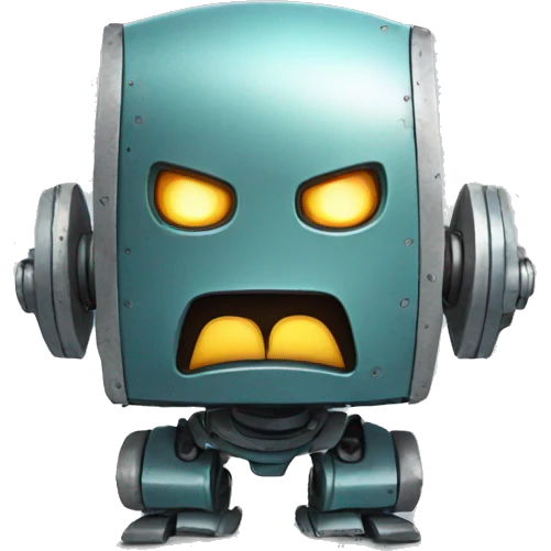angry robot emoji